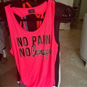 Material Girl Neon Pink Tank Top